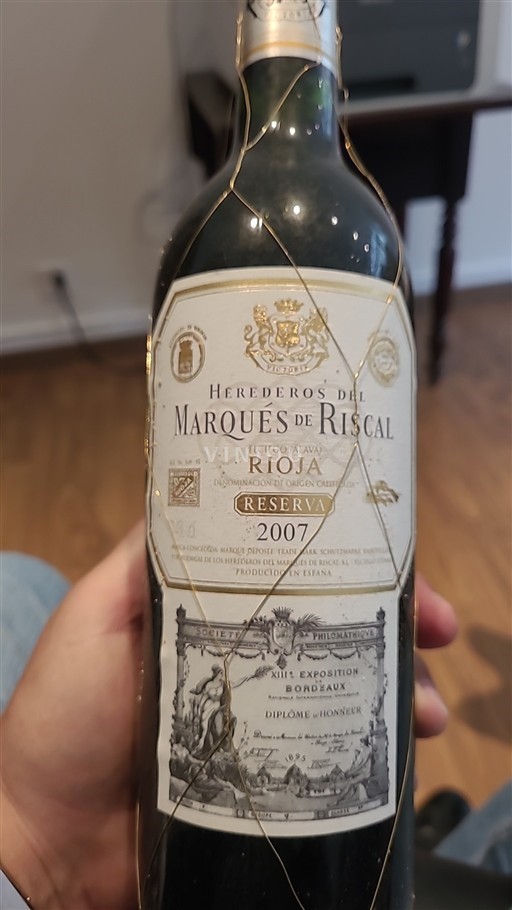 La Rioja Rioja Marqués de Riscal Reserva 2007
