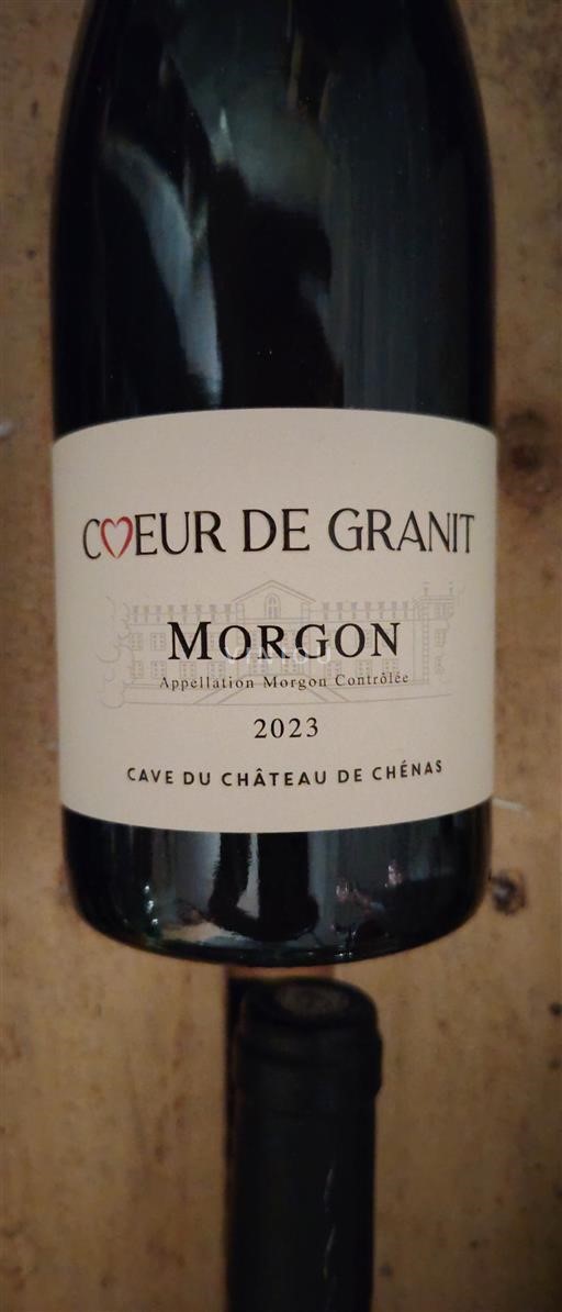 Beaujolais Morgon Château Cave du de Chénas Cœur de Granit 2023