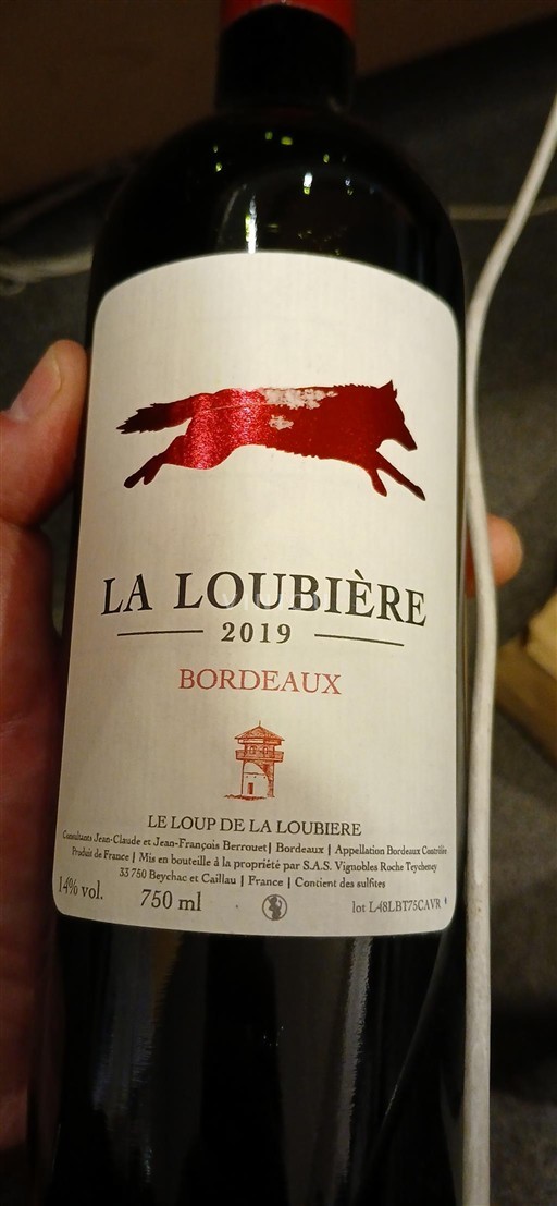 Bordeaux Le Loup de la Loubière 2019