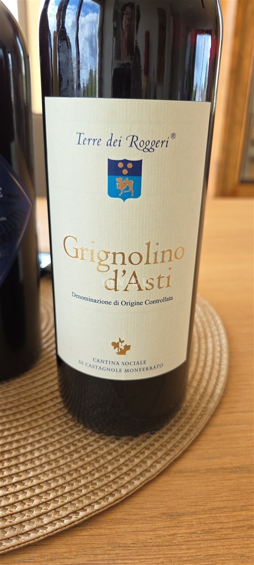 Piamonte Grignolino d'Asti Terre dei Roggeri 2023 Sin añada