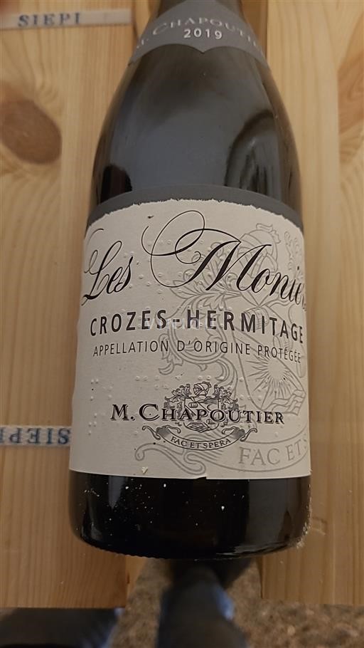 Rhônedalen Crozes-Hermitage M. Chapoutier Les Moniers 2019