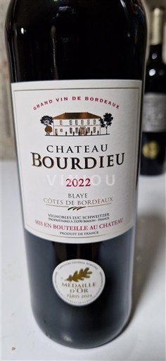 Bordeaux Blaye-Côtes-de-Bordeaux Château Bourdieu 2022