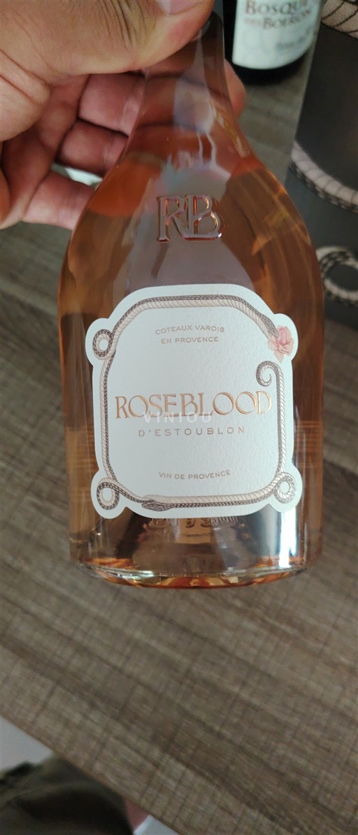 Provence Provence Alpes Var Côteaux Estoublon Roseblood Ei vuosikertaa