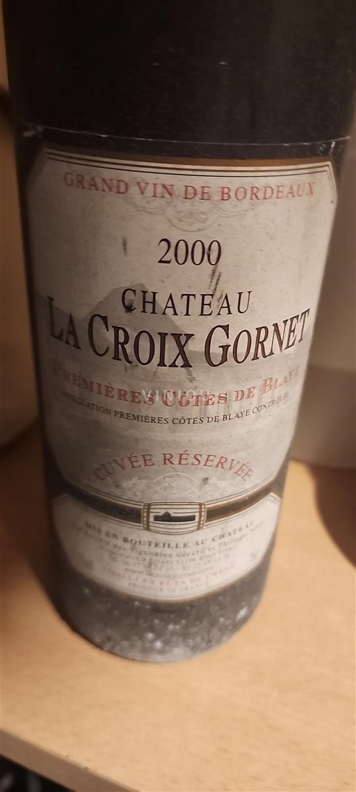 Bordeaux Château La Croix Gornet Réservée 2000