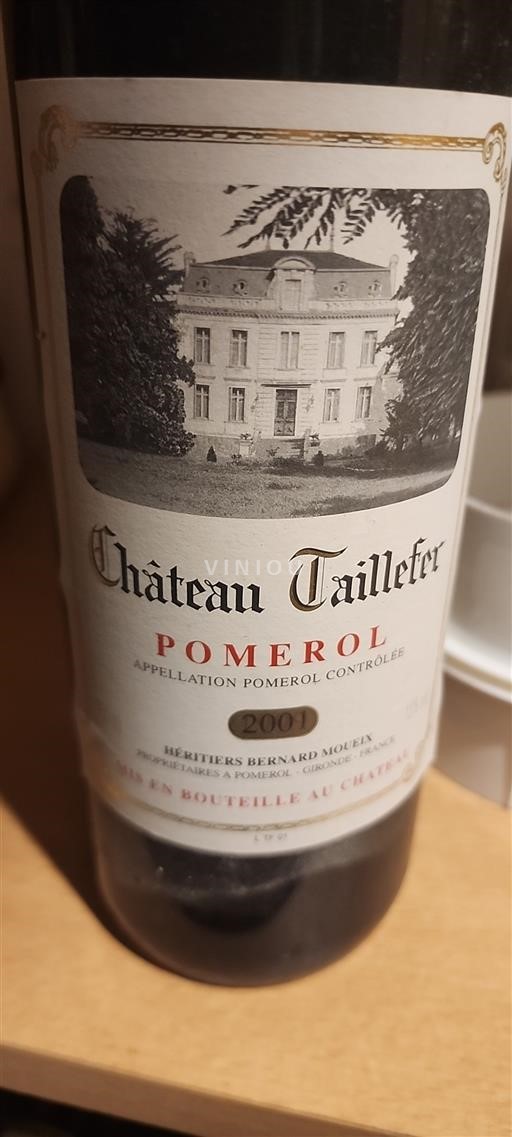 Bordeaux Pomerol Château Taillefer 2001