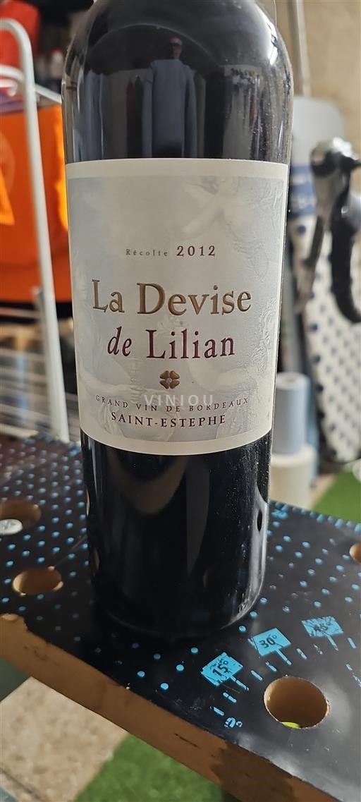 Bordeaux Saint-Estèphe La Devise de Lilian 2012