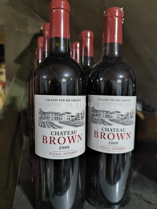 Bordéus Pessac-Léognan Château Brown 2008