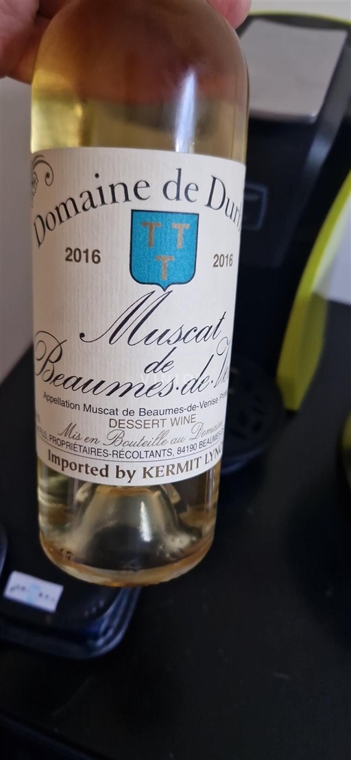 Valle del Rodano Moscato di Beaumes-de-Venise Domaine Durban 2016
