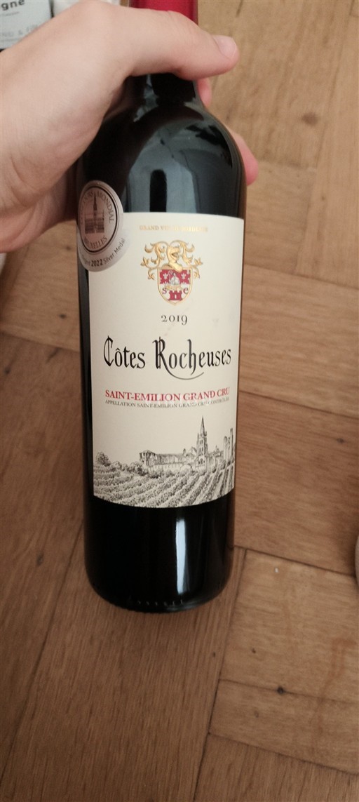 Bordeaux Saint-Émilion Grand Cru Côtes Rocheuses 2019