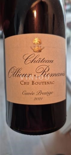 Languedoc Corbières-Boutenac Château Ollieux Romanis Prestige 2021