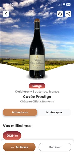 Лангедок Корбьєр-Бутенак Château Ollieux Romanis Prestige 2021