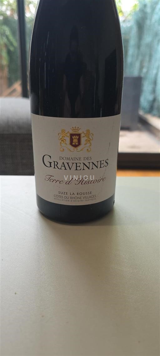 Rona dolina Côtes-du-Rhône-Villages Domaine Des Gravennes Terre d'Histoire 2021
