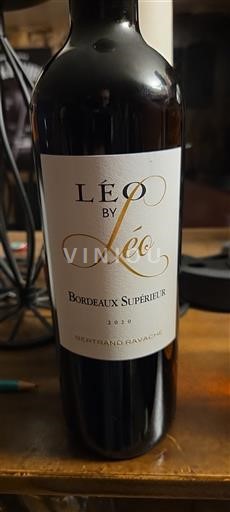 Bordoja Bordeaux Supérieur Bertrand Ravache Léo by Léo 2020