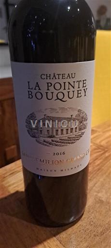 Bordeaux Saint-Émilion Grand Cru Château La Pointe Bouquey 2016