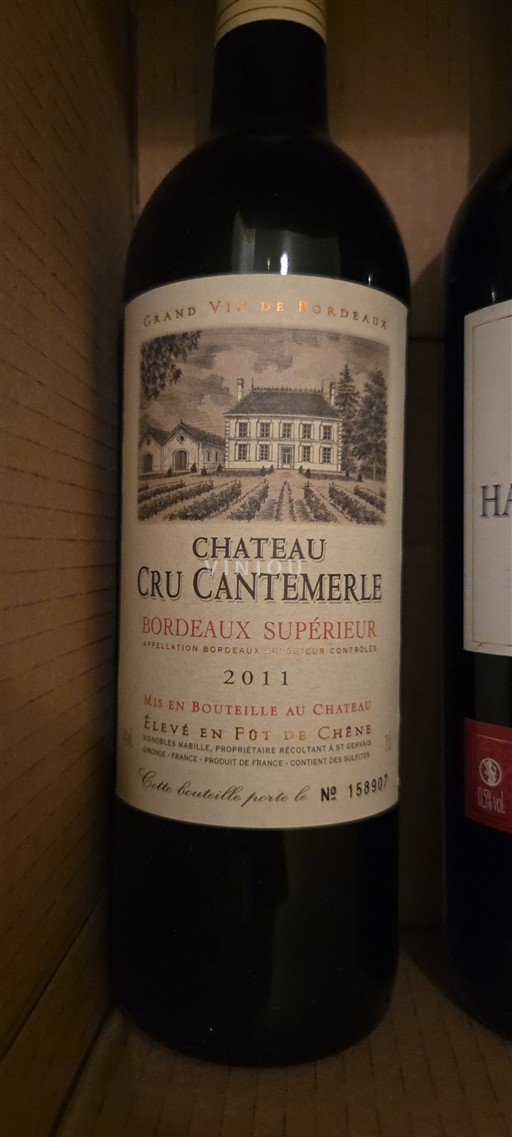 Bordeaux Bordeaux Supérieur Château Cru Cantemerle 2011