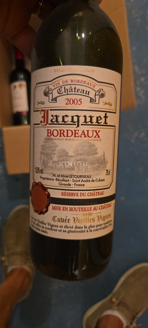 Bordeaux Château Jacquet Vieilles Vignes 2005