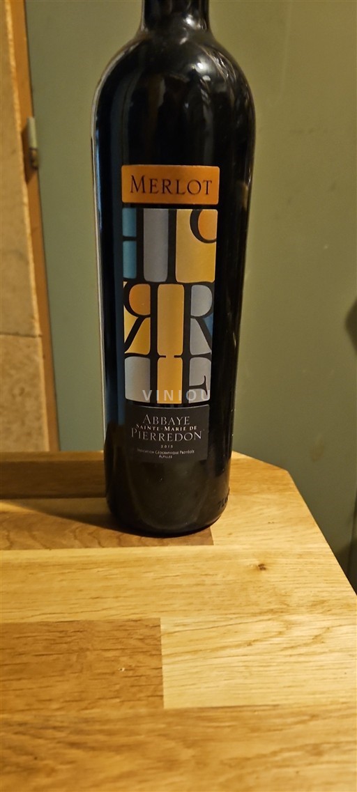 Alpit ja Rhônen maat Alpilles Abbaye Sainte-Marie de Pierredon Merlot 2015