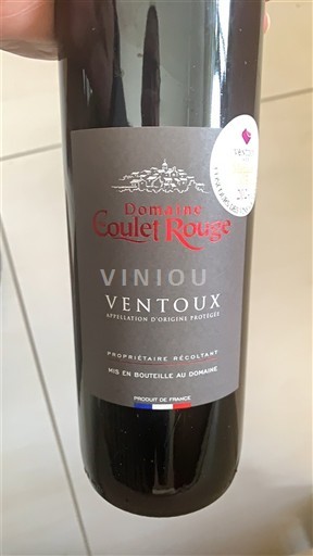 Thung lũng Rhône Ventoux Domaine Coulet Rouge Không niên vụ