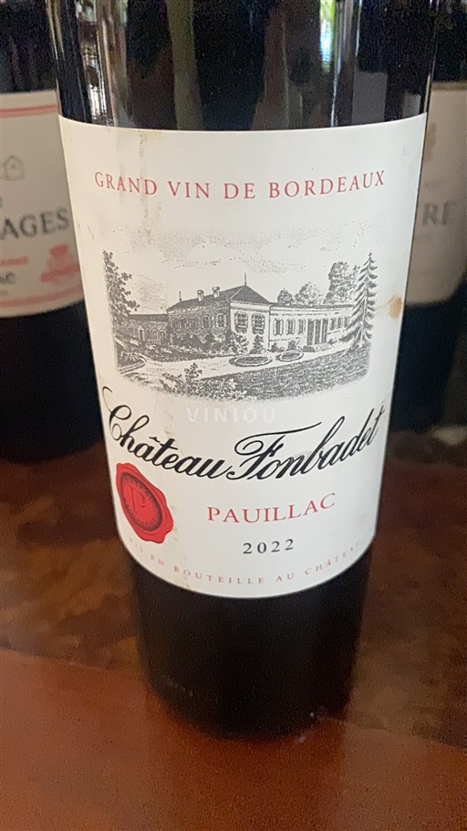 Bordeaux Pauillac Château Fonbadet 2022