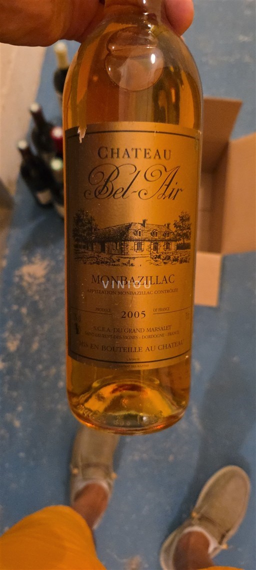 Lounais-Ranska Monbazillac Château Bel-Air 2005
