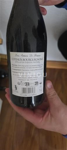 Bourgogne Coteaux bourguignons Les armes de France Non Millésimé