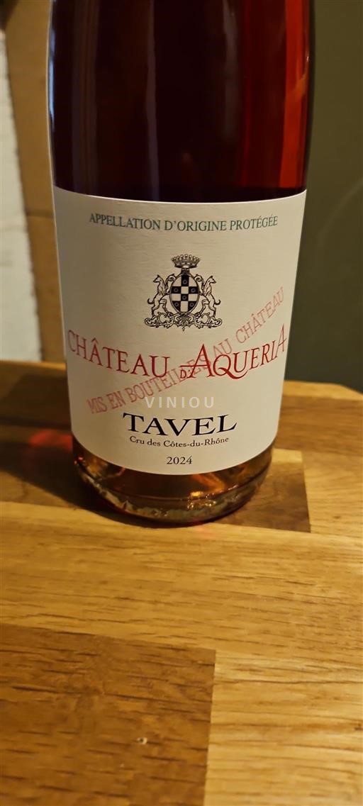 Rhônen laakso Tavel Château Aquéria 2024