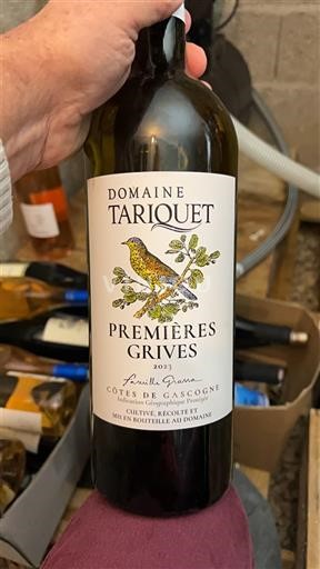 Sud-Vest Côtes de Gascogne Domaine Tariquet Premières Grives 2023