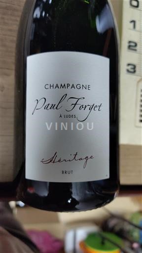Champagne Paul Forget Héritage Niet-geïntegreerd