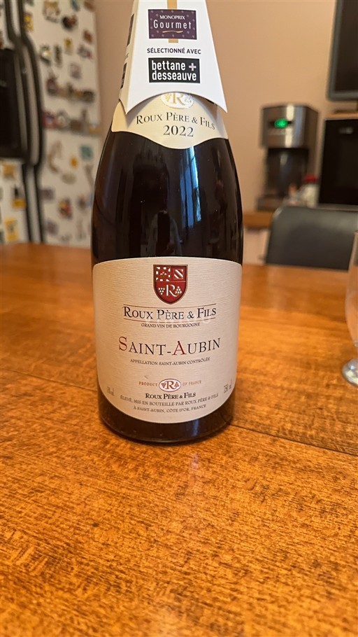 Borgogna Saint-Aubin Roux Père & Fils 2022