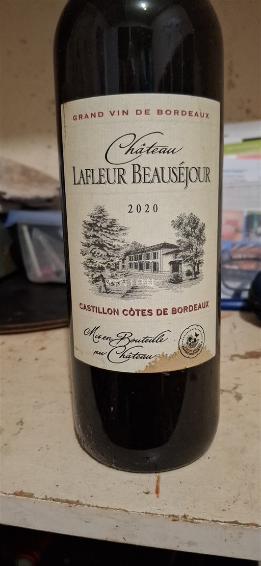 Bordeaux Castillon Côtes de Bordeaux Château Lafleur Beauséjour 2020