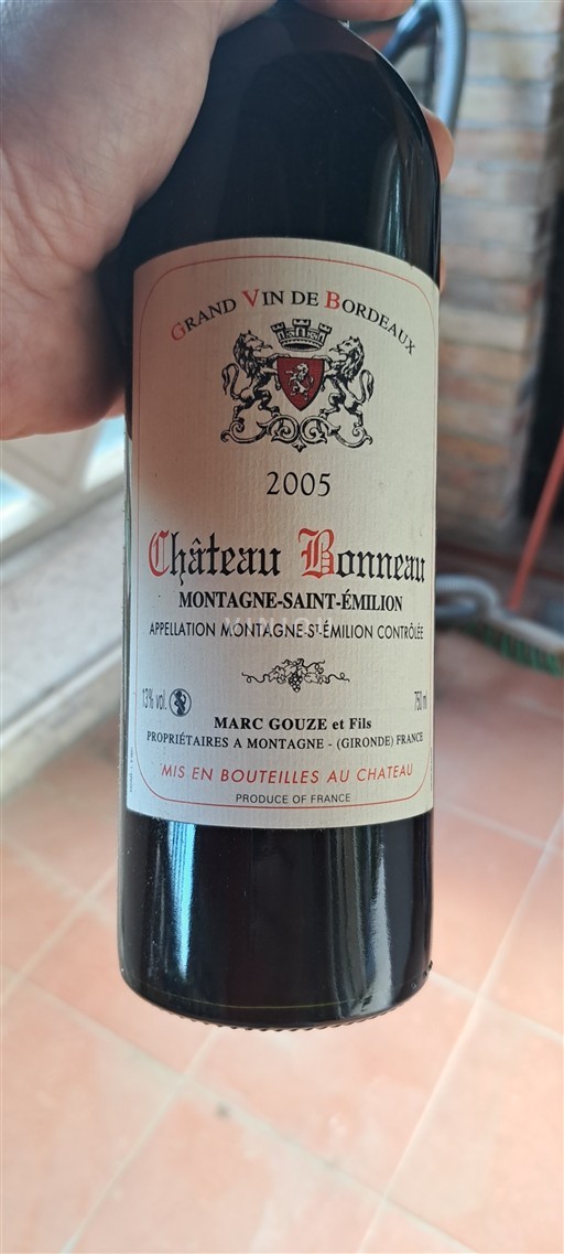 Bordeaux Montagne-saint-émilion Château Bonneau 2005