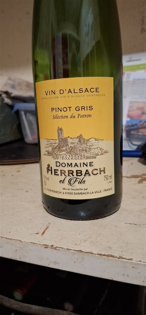 Alsace Grand Cru Domaine Herrbach Sélection du Patron Không niên vụ