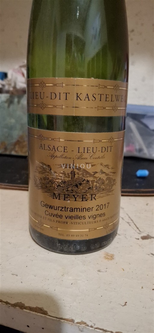 Alsace Grand Cru Meyer vieilles vignes 2017