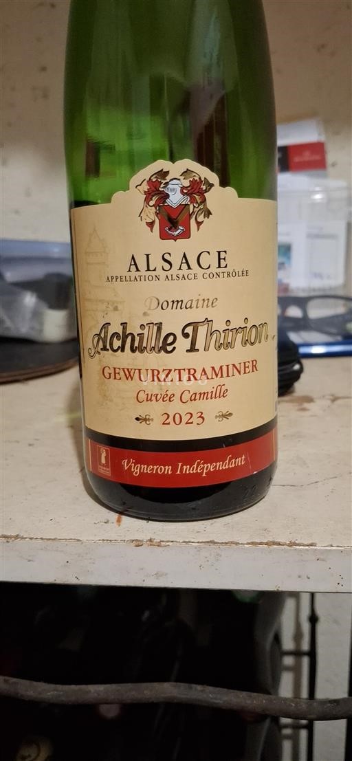 Alsazia Grand Cru Achille Thirion Camille 2023