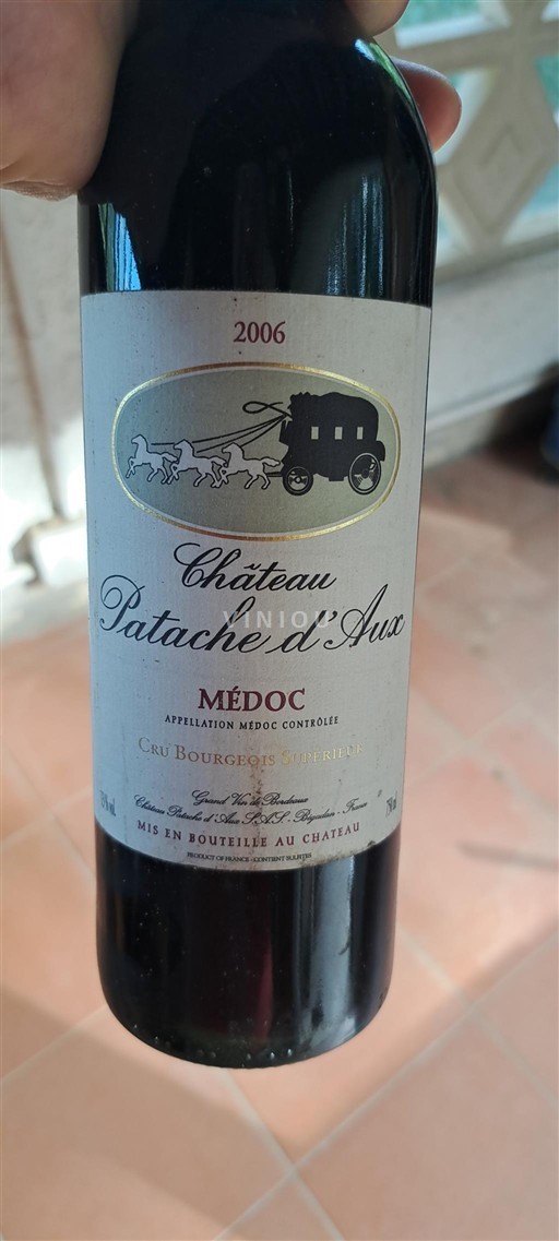 Burdeos Médoc Cru Bourgeois Supérieur Château Patache Aux 2006