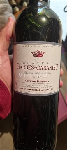 Bordeaux Côtes-de-Bordeaux Château Garbes-Cabanieu 2013