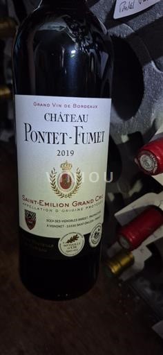 Bordeaux Saint-Émilion Grand Cru Grand Cru Château Pontet-Fumet 2019
