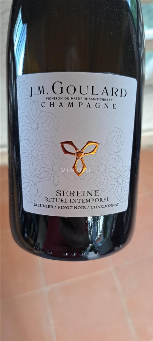 Champagne J.M. Goulard Sereine Rituel Intemporel Niet-geïntegreerd