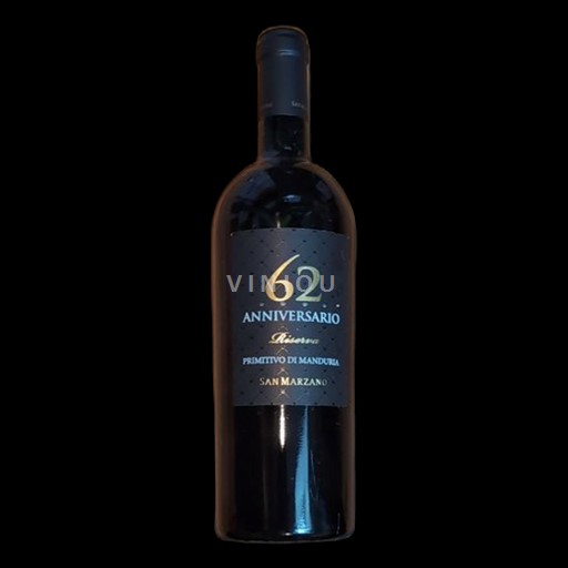 Puglia Primitivo di Manduria San Marzano 62 Anniversario Niet-geïntegreerd