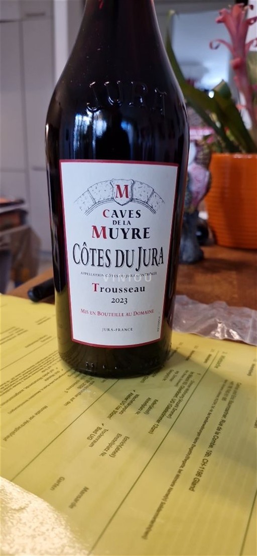 Jura Côtes du Jura Caves de la Muyre Trousseau 2023