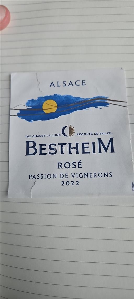 Alsácia Não especificado Grand Cru Bestheim Passion de Vignerons 2022