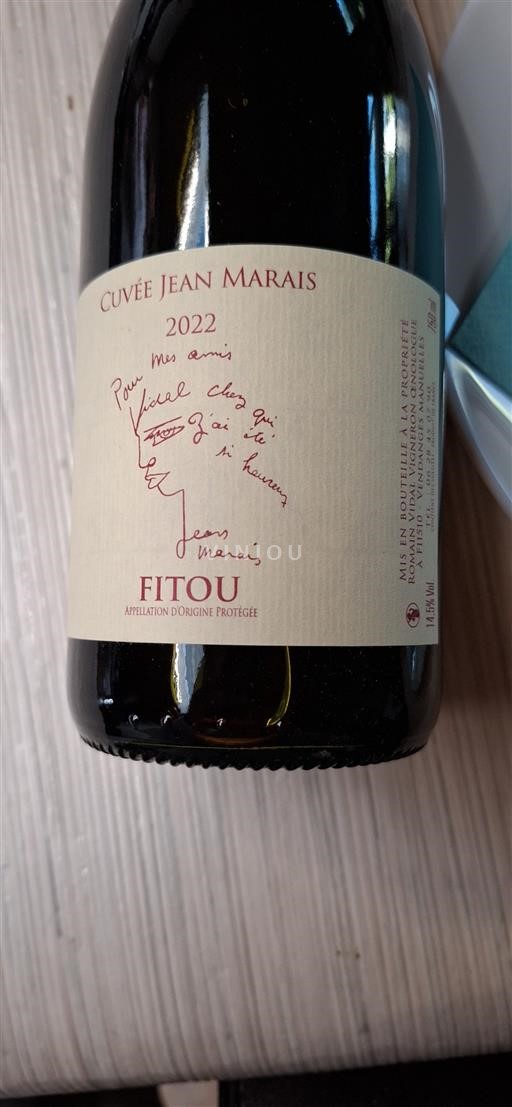 Languedoc Fitou Cuvée Jean Marais 2022