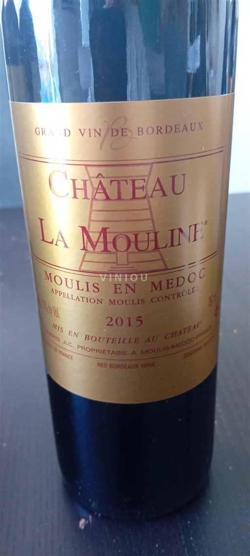 Bordeaux Moulis-en-Médoc Château La Mouline 2015