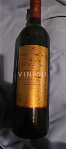 Bordeaux Moulis-en-Médoc Château La Mouline 2015