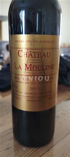 Bordeaux Moulis-en-Médoc Château La Mouline 2015