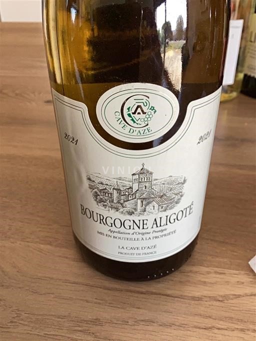 Burgundija Bourgogne Aligoté La Cave Aze 2021