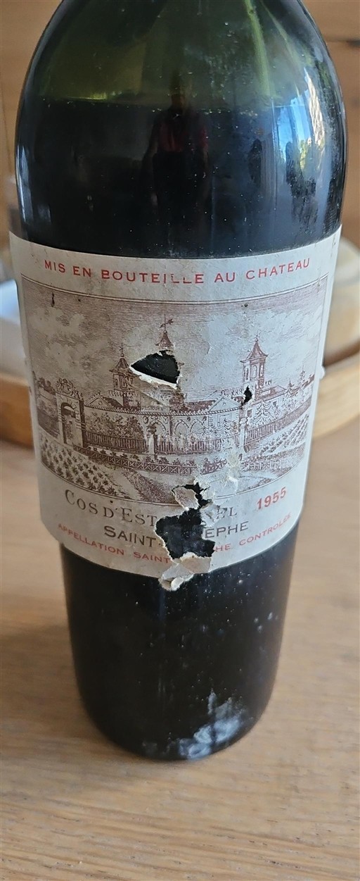 Bordeaux Saint-Estèphe Grand Cru Cos Estournel 1955
