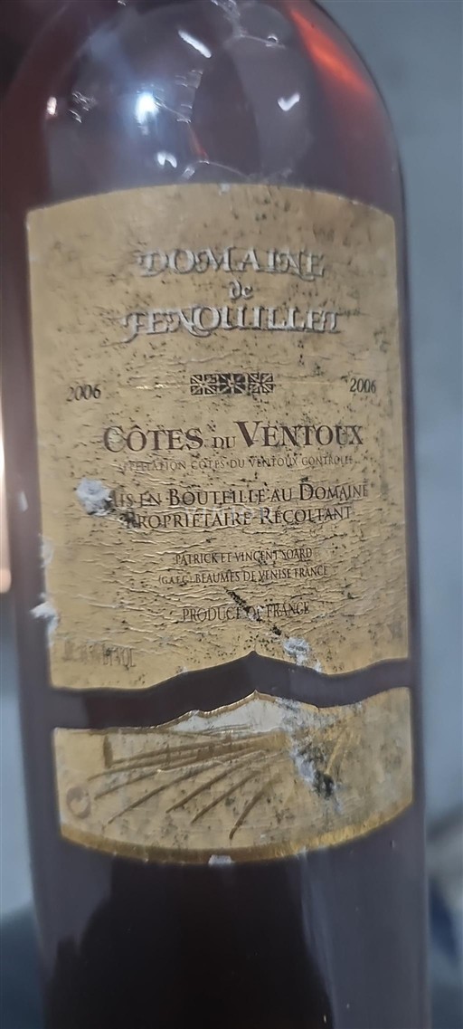 Rhône Valley Unspecified Domaine Fenouillet 2006