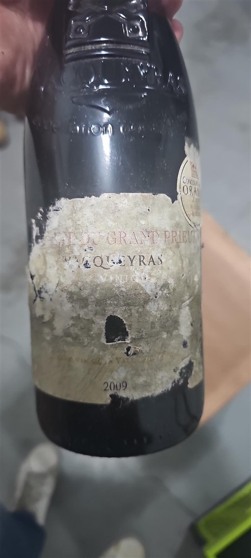Rhônen laakso Vacqueyras Grand Prieur 2009