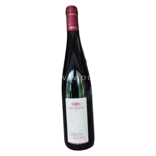 Vin Rouge sec Fritz-Schmitt 2015 France Alsace AOC